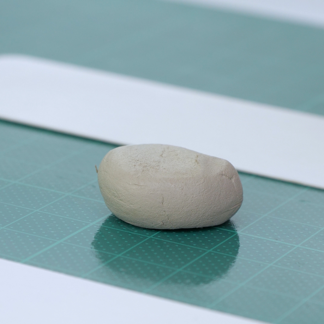 Metal Clay Silver vor dem Ausrollen